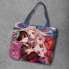 Сумка шоппер Anime Dakimakura, фактура рельефная, мультиколор