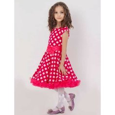 Платье, размер 32, красный