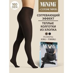 Колготки MiNiMi Cotone, 160 den, размер 6, коричневый