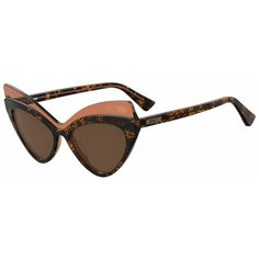 Солнцезащитные очки MOSCHINO Moschino MOS080/S L9G 70 54 MOS080/S L9G 70, коричневый