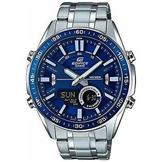 Наручные часы CASIO Edifice EFV-C100D-2AVEF, серебряный, синий