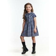 Платье Mini Maxi, размер 110, серый, синий