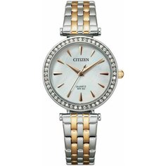 Наручные часы CITIZEN Elegance, золотой, белый