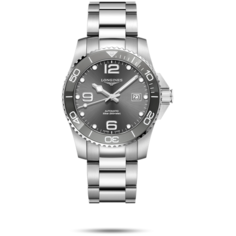 Наручные часы LONGINES, серый, серебряный