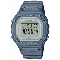 Наручные часы CASIO Standard W-218HC-2AVEF, белый, голубой