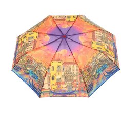 Мини-зонт RAINDROPS, оранжевый, желтый