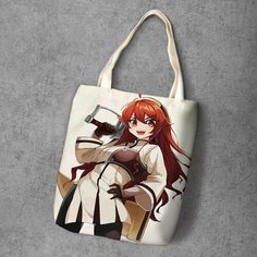 Сумка шоппер Anime Dakimakura, фактура рельефная, мультиколор