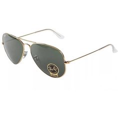 Солнцезащитные очки Ray-Ban Aviator RB 3026 L2846, зеленый