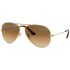 Солнцезащитные очки Ray-Ban RB 3025 001/51, желтый, коричневый