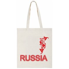 Сумка шоппер CoolPodarok, бежевый