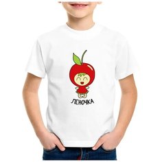 Футболка CoolPodarok, размер 22, белый