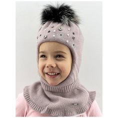 Балаклава mialt, размер 48-50, коричневый Миалт