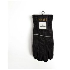 Перчатки Minaku, размер 24, черный, голубой
