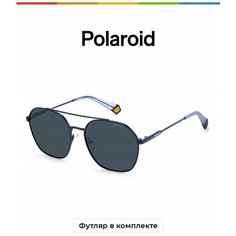 Солнцезащитные очки Polaroid Polaroid PLD 6172/S 6LB M9 PLD 6172/S PJP C3, синий
