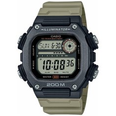 Наручные часы CASIO Collection DW-291HX-5A, коричневый, зеленый