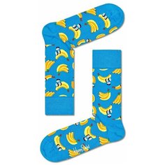 Носки Happy Socks, размер 29, голубой, мультиколор