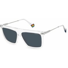 Солнцезащитные очки Polaroid, бесцветный, серый
