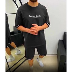 Костюм спортивный , размер XXL, черный