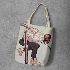 Сумка шоппер Anime Dakimakura, фактура рельефная, мультиколор