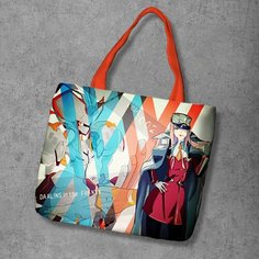 Сумка шоппер Anime Dakimakura, фактура рельефная, мультиколор