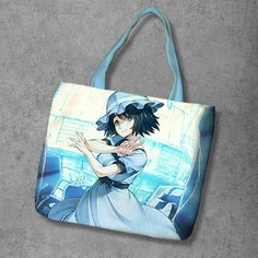 Сумка шоппер Anime Dakimakura, фактура рельефная, мультиколор