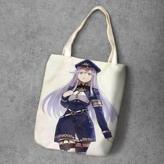 Сумка шоппер Anime Dakimakura, фактура рельефная, мультиколор