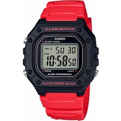 Наручные часы CASIO, красный, черный