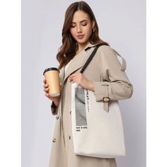 Сумка шоппер Fashion Margo, фактура плетеная, белый