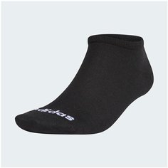 Носки adidas, 3 пары, размер S INT, черный