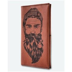 Кошелек KAZA, фактура гладкая, черный, коричневый