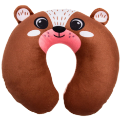 Подушка для шеи Крошка Я Мишка, 1 шт., коричневый