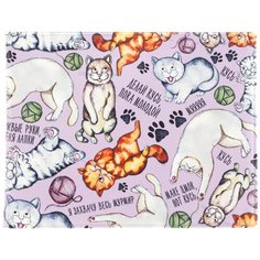 Обложка для студенческого билета Kawaii Factory, фиолетовый