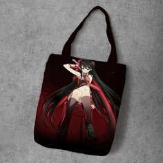 Сумка шоппер Anime Dakimakura, фактура рельефная, мультиколор