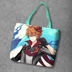 Сумка шоппер Anime Dakimakura, фактура рельефная, мультиколор