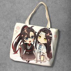 Сумка шоппер Anime Dakimakura, фактура рельефная, мультиколор