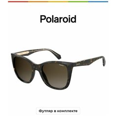 Солнцезащитные очки Polaroid Polaroid PLD 4096/S/X 086 LA PLD 4096/S/X 086 LA, коричневый, мультиколор
