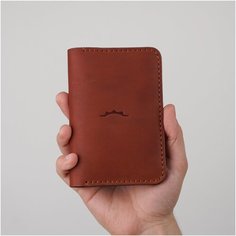 Портмоне Yuzhanini Goods, фактура гладкая, коричневый