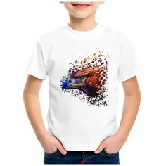 Футболка CoolPodarok, размер 22, белый