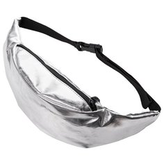 Сумка поясная Удачная покупка, серебряный