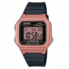 Наручные часы CASIO Collection W-217HM-5AVDF, черный, розовый