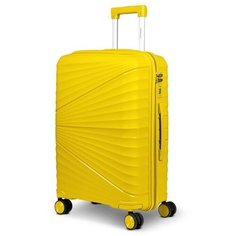 Умный чемодан Impresa, 80 л, размер L, желтый
