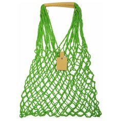 Сумка авоська Авоська дарит надежду, фактура плетеная, зеленый, мультиколор