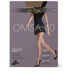 Колготки Omsa, 40 den, размер 4, черный