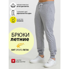 Брюки джоггеры R&K, размер M 46-48, серый