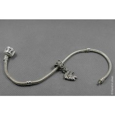 Шарм Handinsilver ( Посеребриручку ) Подвеска-шарм "Подводный мир, серебристый