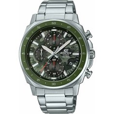Наручные часы CASIO Edifice EFV-600D-3C, зеленый, серебряный