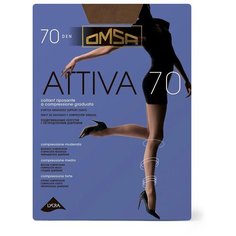 Колготки Omsa Attiva, 70 den, размер 4, коричневый