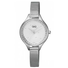 Наручные часы Q&Q Casual, белый, серебряный