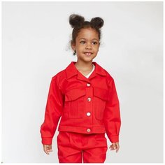 пиджак Minaku, размер 122, красный