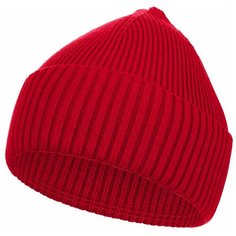 Шапка бини teplo, размер 56-60, красный Тепло
